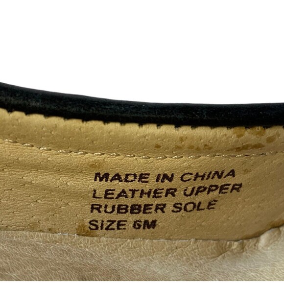 Michael Michael Kors Women's Size 6M Black Pumps Leather Loafer Buckle Heels - Picture 9 of 11